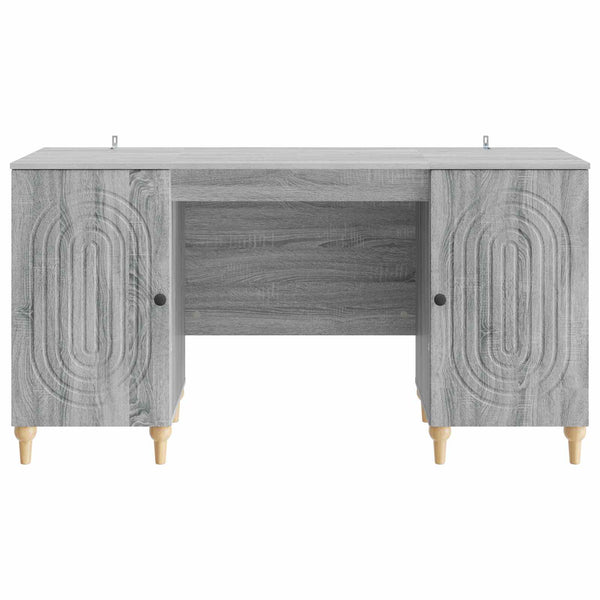 Pöytä Harmaa sonoma 142,5 x 50 x 75 cm Tekninen puu