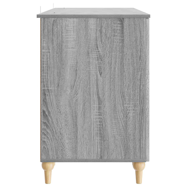 Pöytä Harmaa sonoma 142,5 x 50 x 75 cm Tekninen puu