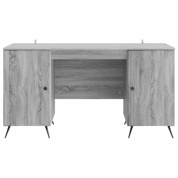 Pöytä Harmaa sonoma 142,5 x 50 x 75 cm Tekninen puu