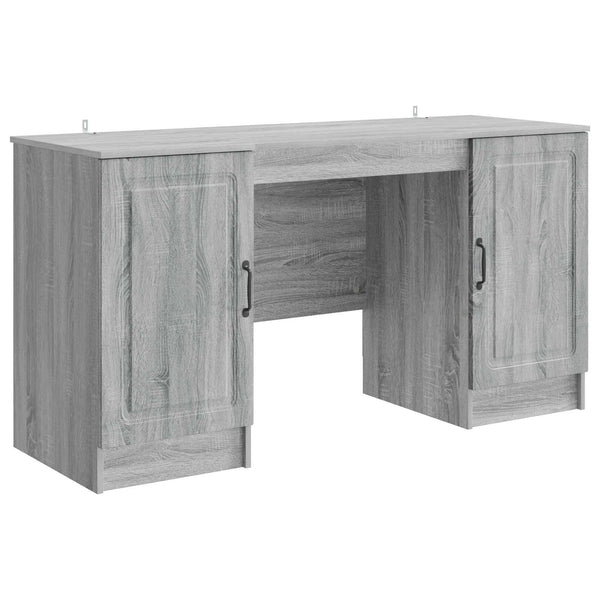 Pöytä Harmaa sonoma 142,5 x 50 x 75 cm Tekninen puu