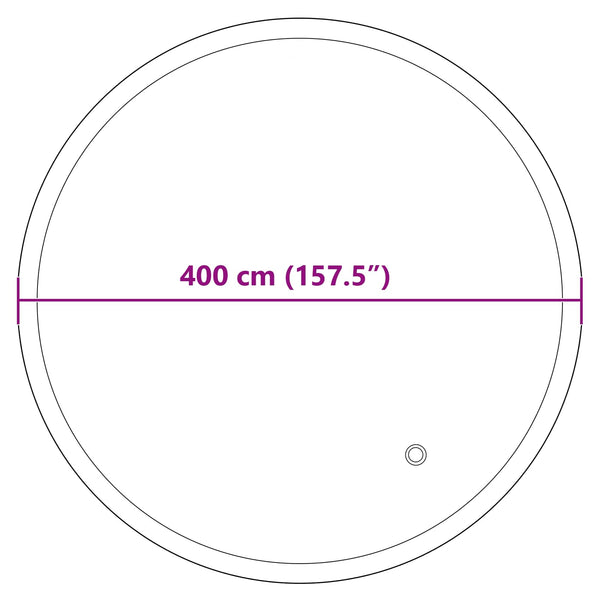 Talvipoolityyny Sininen Ø 310 x 180 cm Polyvinyylikloridi