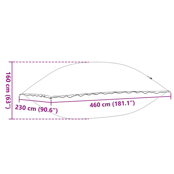 Talvipoolityyny Sininen 460 x 230 x 160 cm Polyvinyylikloridi