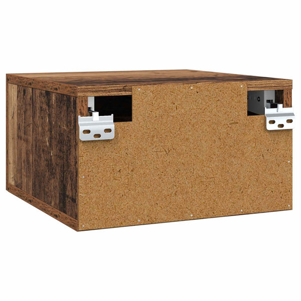 Yöpöytäkaappi Vanha Puu 35 x 35 x 20 cm Tekninen puu