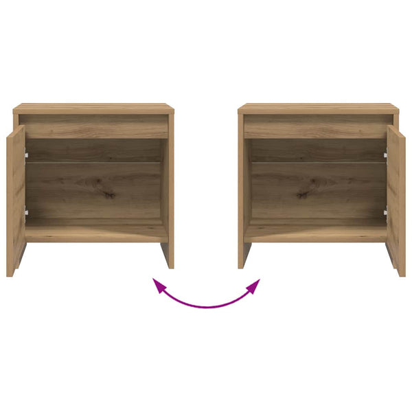 Yöpöytäkaappi Taidekoivu 45 x 34 x 44,5 cm Tekninen puu