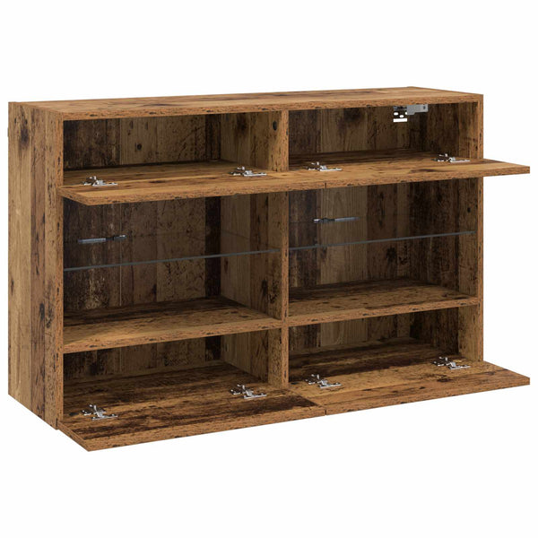 TV-seinäkaappi 98,5 x 30 x 60,5 cm Vanha Puu Tekninen puu