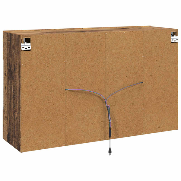 TV-seinäkaappi 98,5 x 30 x 60,5 cm Vanha Puu Tekninen puu