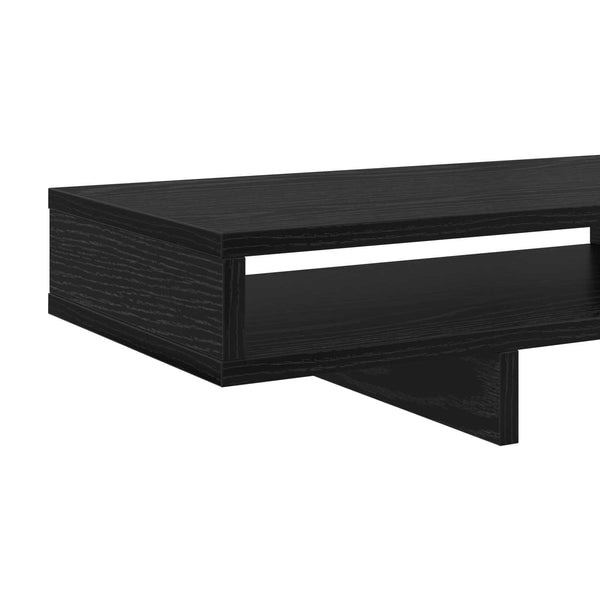 Näyttöteline Musta 100 x 27 x 15 cm Tekninen puu