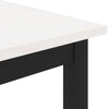 Sohvapöytä Valkoinen 100 x 100 x 45 cm Massiivinen mänty