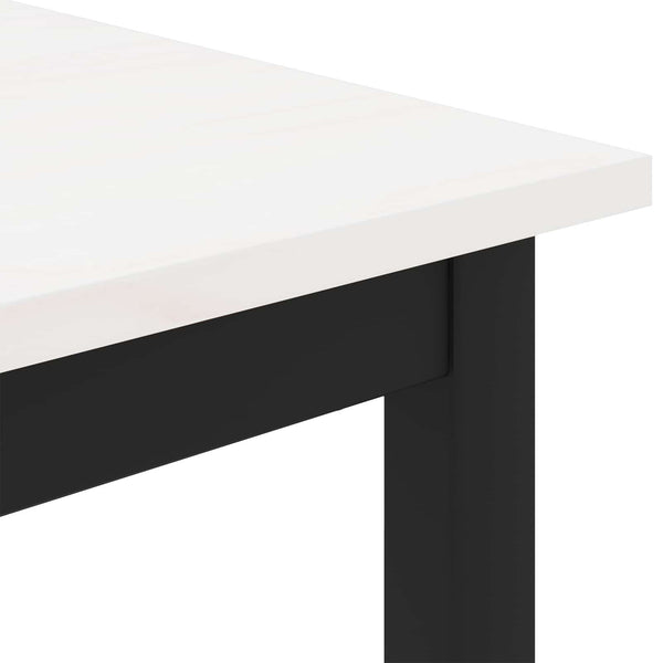 Penkki Valkoinen 80 x 35 x 45 cm Massiivinen mänty