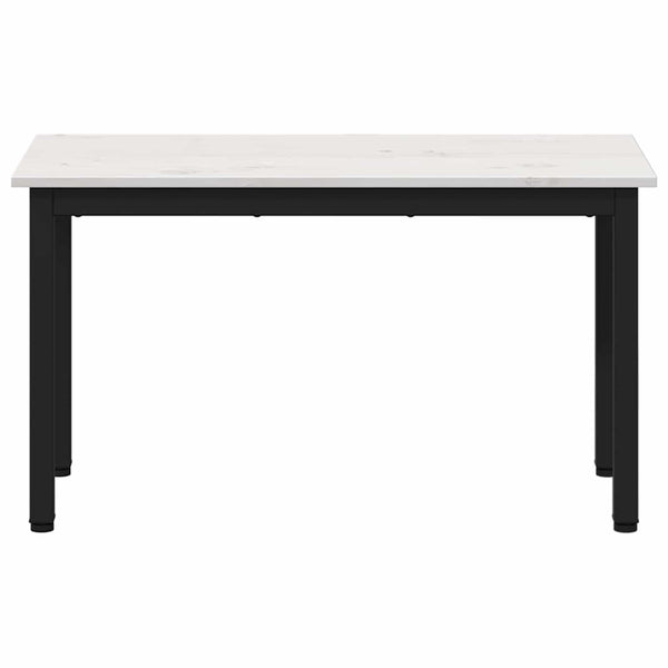 Penkki Valkoinen 80 x 35 x 45 cm Massiivinen mänty