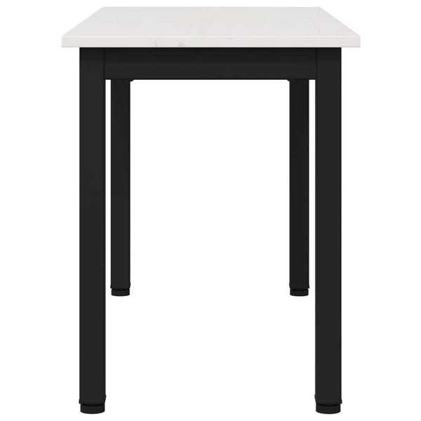 Penkki Valkoinen 80 x 35 x 45 cm Massiivinen mänty