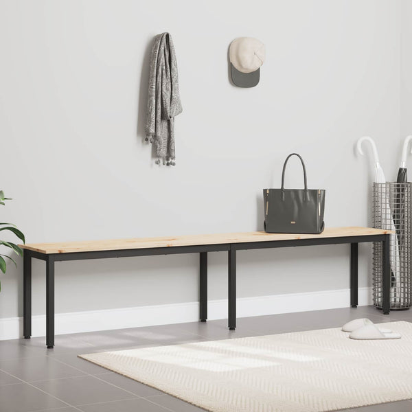 Penkki Luonnollinen 200 x 35 x 45 cm Massiivinen mänty