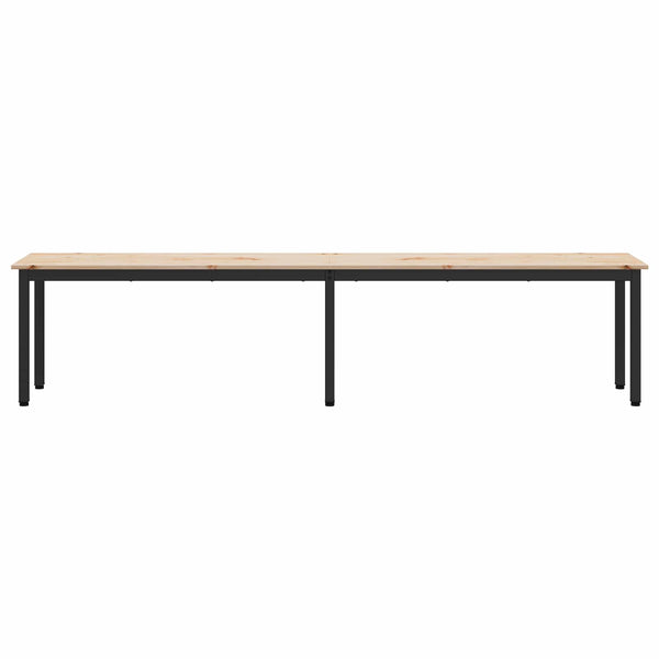 Penkki Luonnollinen 200 x 35 x 45 cm Massiivinen mänty