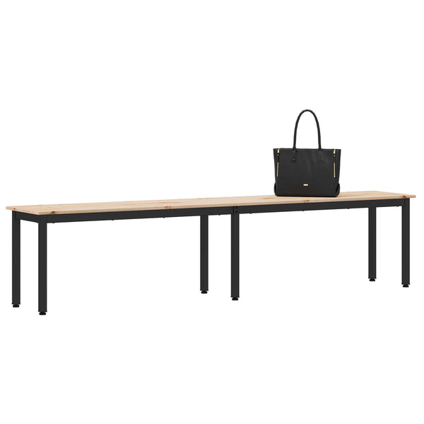 Penkki Luonnollinen 200 x 35 x 45 cm Massiivinen mänty