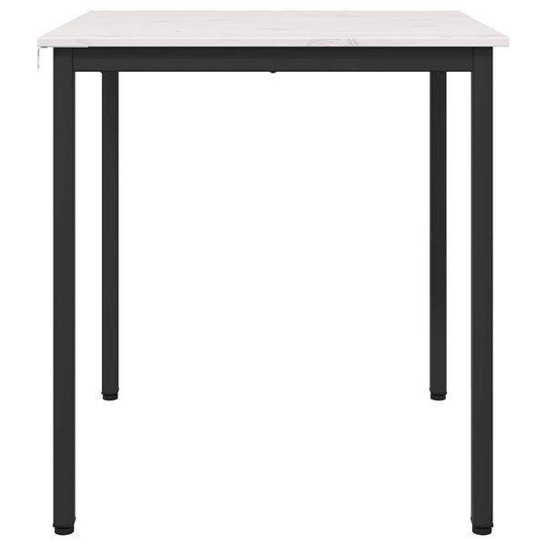 Ruokapöytä Valkoinen 70 x 70 x 75 cm Massiivinen mänty