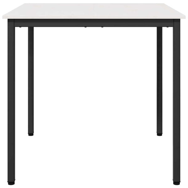Ruokapöytä Valkoinen 80 x 80 x 75 cm Massiivinen mänty