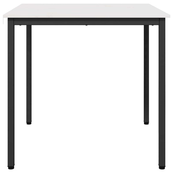 Ruokapöytä Valkoinen 80 x 80 x 75 cm Massiivinen mänty