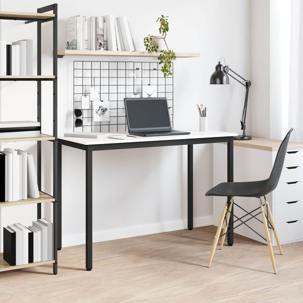 Ruokapöytä Valkoinen 110 x 55 x 75 cm Massiivinen mänty
