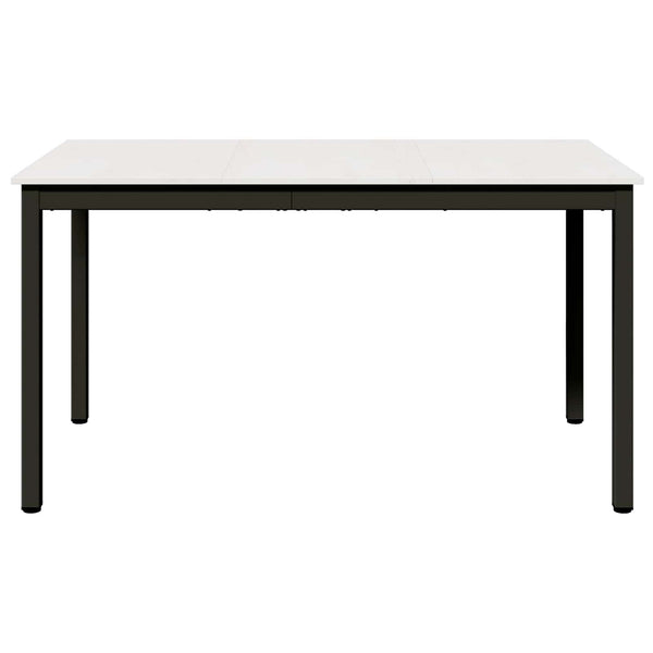 Ruokapöytä Valkoinen 140 x 80 x 75 cm Massiivinen mänty