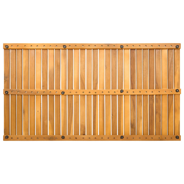 Kylpyhuoneen Matto Luonnollinen 100 x 55 cm Tiheä akasiapuu