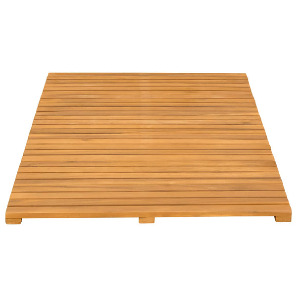 Kylpyhuoneen Matto Luonnollinen 100 x 55 cm Tiheä akasiapuu