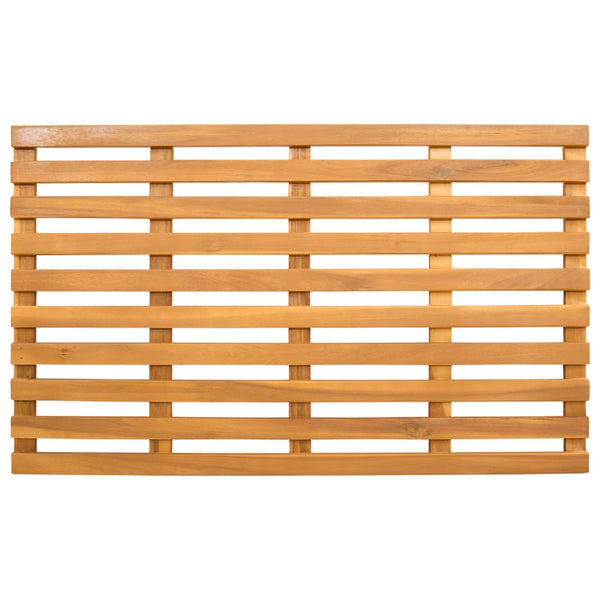 Kylpyhuoneen Matto Luonnollinen 80 x 48 cm Tiheä akasiapuu