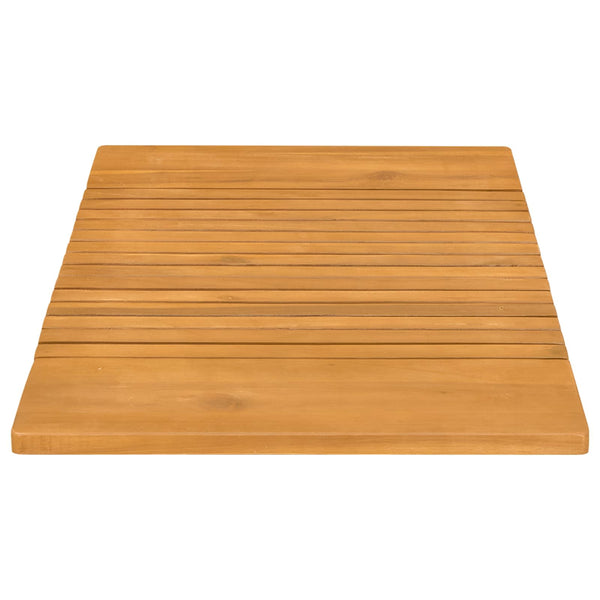 Kylpyhuoneen Matto Luonnollinen 81 x 50 cm Tiheä akasiapuu