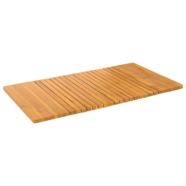 Kylpyhuoneen Matto Luonnollinen 100 x 55 cm Tiheä akasiapuu