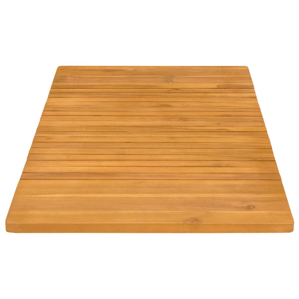 Kylpyhuoneen Matto Luonnollinen 100 x 55 cm Tiheä akasiapuu