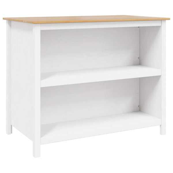 Keittiön Saaret HILL Valkoinen 112 x 66 x 90 cm Massiivimänty