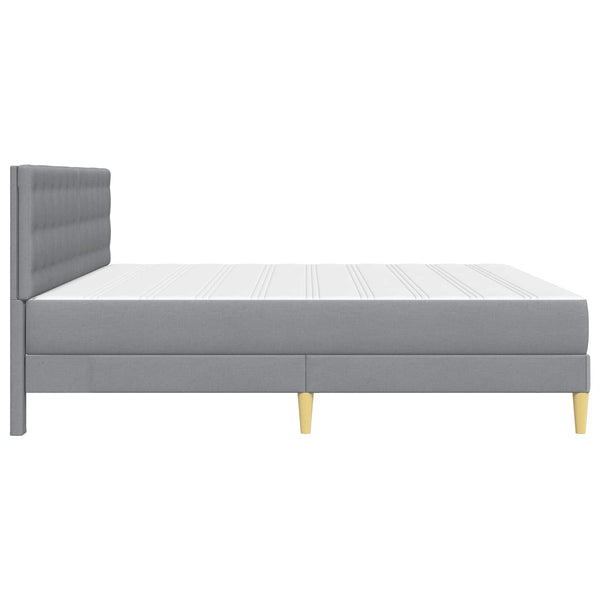 Sängynrunko patjalla Vaaleanharmaa 6FT Super King Size kangas