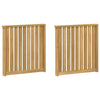 Käsinojien moduuli 2 kpl valkoinen 60 x 6 x 61 cm