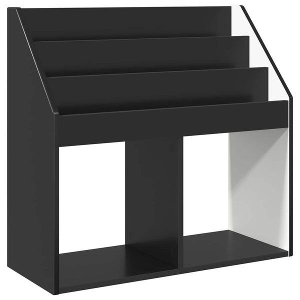 Lasten kirjahylly Musta 72,5 x 29,5 x 69 cm Tekninen puu
