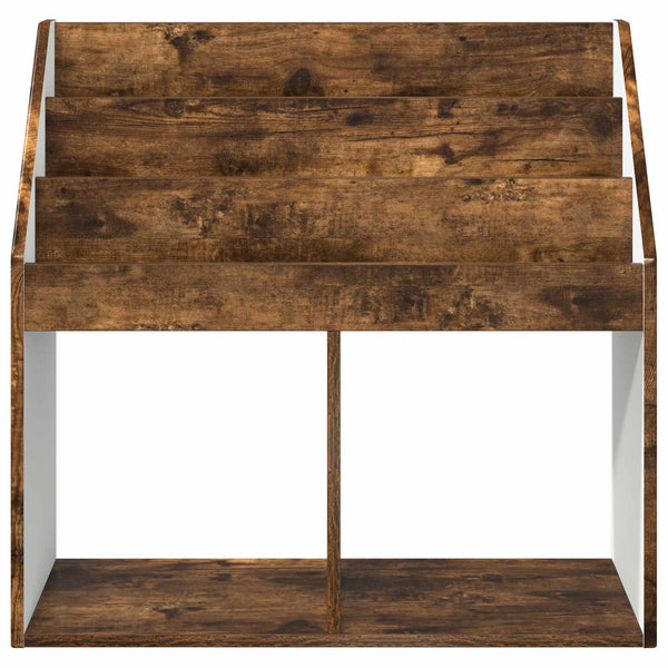 Lasten kirjahylly Savupähkinä 72,5 x 29,5 x 69 cm Tekninen puu