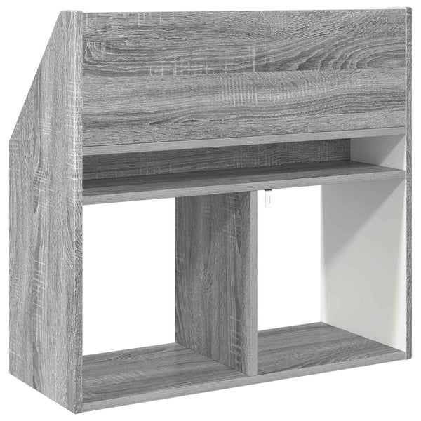 Lasten kirjahylly Harmaa Sonoma 72,5 x 29,5 x 69 cm