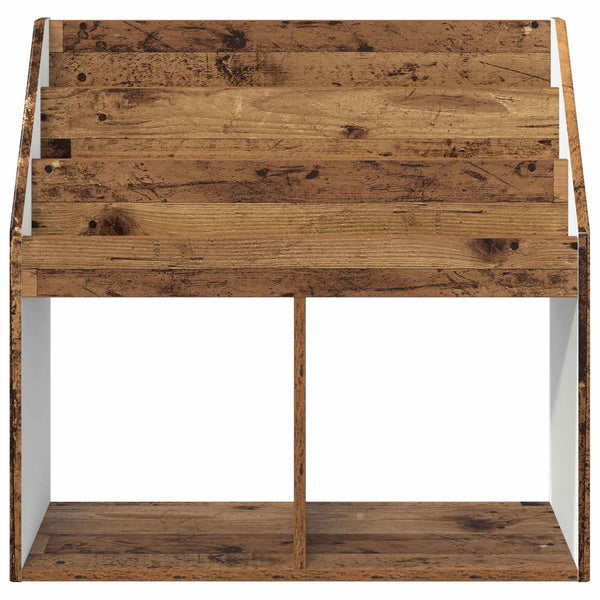 Lasten kirjahylly Vanha puu 72,5 x 29,5 x 69 cm Tekninen puu