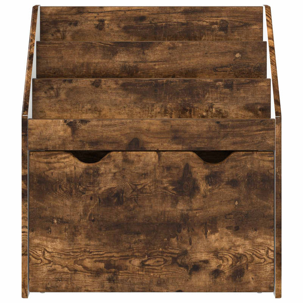 Lasten kirjahylly Savupähkinä 60 x 29,5 x 69 cm Tekninen puu
