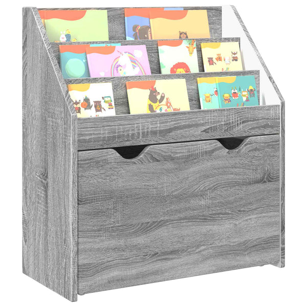 Lasten kirjahylly Harmaa Sonoma 60 x 29,5 x 69 cm Tekninen puu