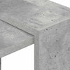 Kirjahylly 2 tasoa 52 x 25 x 71,5 cm Tekninen puu Betoni Harmaa