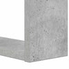 Kirjahylly 2 tasoa 52 x 25 x 71,5 cm Tekninen puu Betoni Harmaa