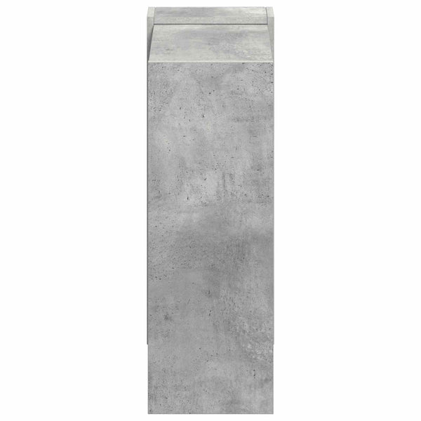 Kirjahylly 2 tasoa 52 x 25 x 71,5 cm Tekninen puu Betoni Harmaa