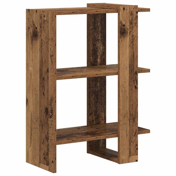 Kirjahylly 2 tasoa 52 x 25 x 71,5 cm Tekninen puu Vanha puu