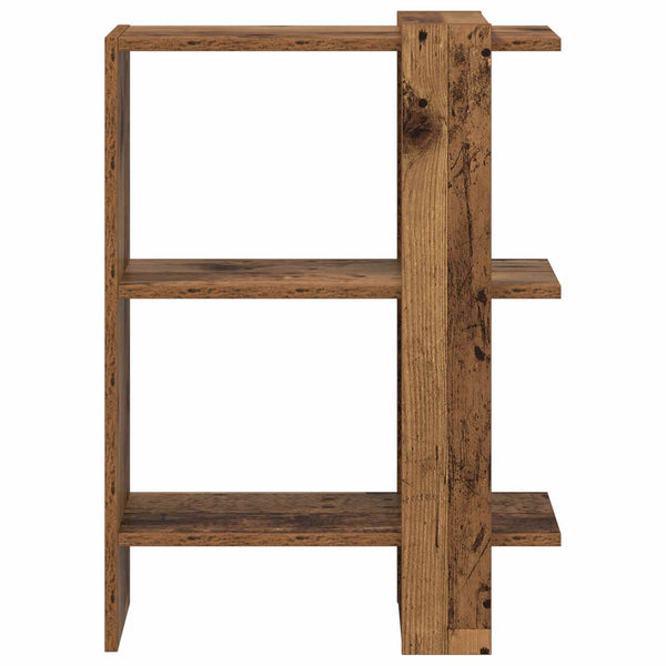 Kirjahylly 2 tasoa 52 x 25 x 71,5 cm Tekninen puu Vanha puu
