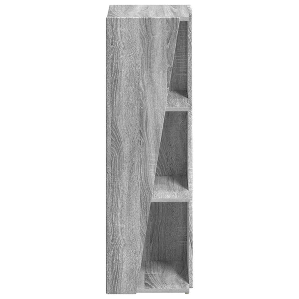 Sivuhylly 33 x 32 x 100,5 cm Tekninen puu Harmaa Sonoma