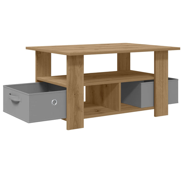 Sohvapöytä Artisan tammi 77 x 55 x 42 cm Tekninen puu