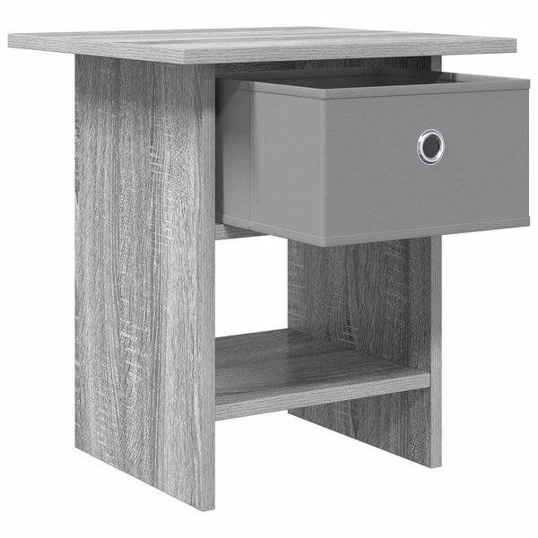 Yöpöytä 2 kpl Harmaa Sonoma 41 x 40 x 45 cm Tekninen puu