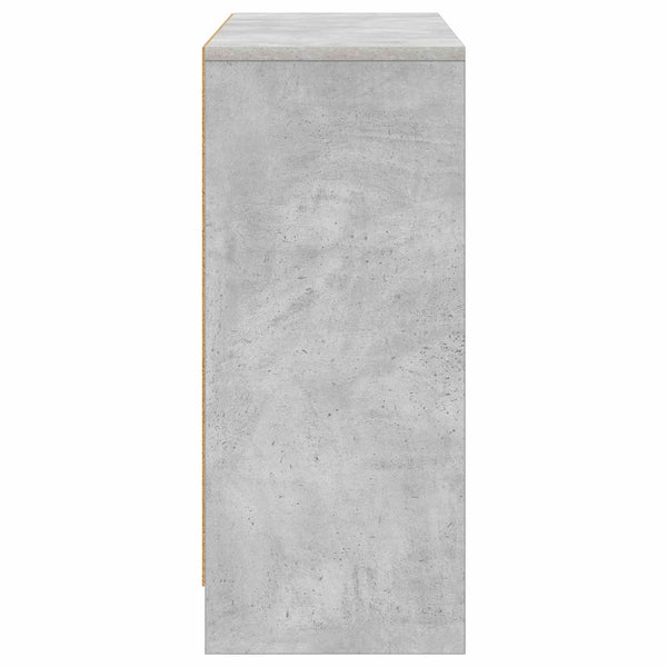 Sivupöytä Betoni Harmaa 88,5 x 27,5 x 63,5 cm