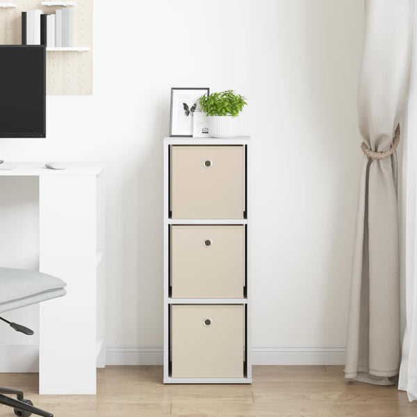 Sivupöytä laatikon kanssa Valkoinen 30,5 x 27 x 84,5 cm