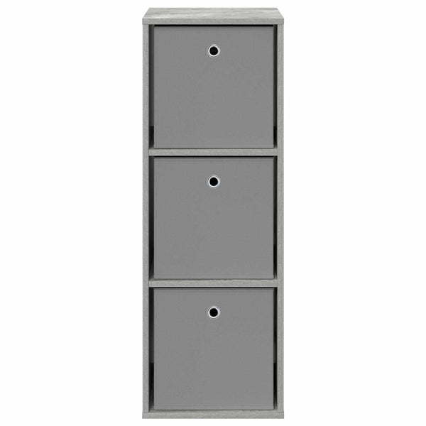 Sivupöytä laatikon kanssa Betoni Harmaa 35 x 32 x 99,5 cm