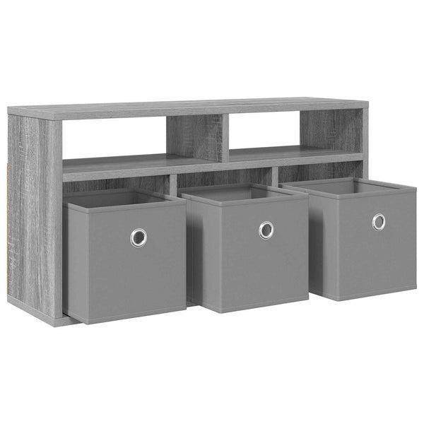 Matala pöytä laatikon kanssa Harmaa Sonoma 72 x 22,5 x 38 cm